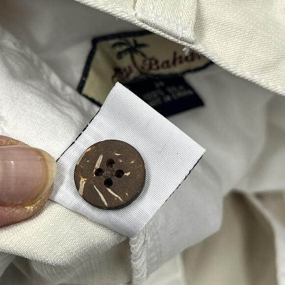 Tommy Bahama Pants Mens 34x27 Pleated Beige Silk Pants Relax Casual Weekend - Picture 8 of 12